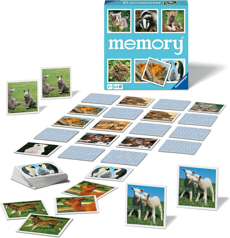 Ravensburger Memory® Baby Animals Game by Buck & Buck, and available only in a one-size option. This accessories & home item is part of our games collection.