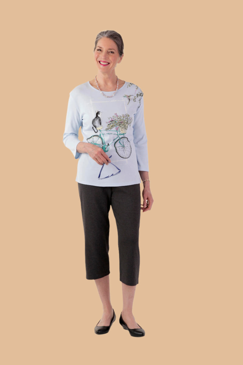 Women's Block Print Capri Set by Buck & Buck, and available only in a one-size option. This bundles item is part of our outfit sets collection.