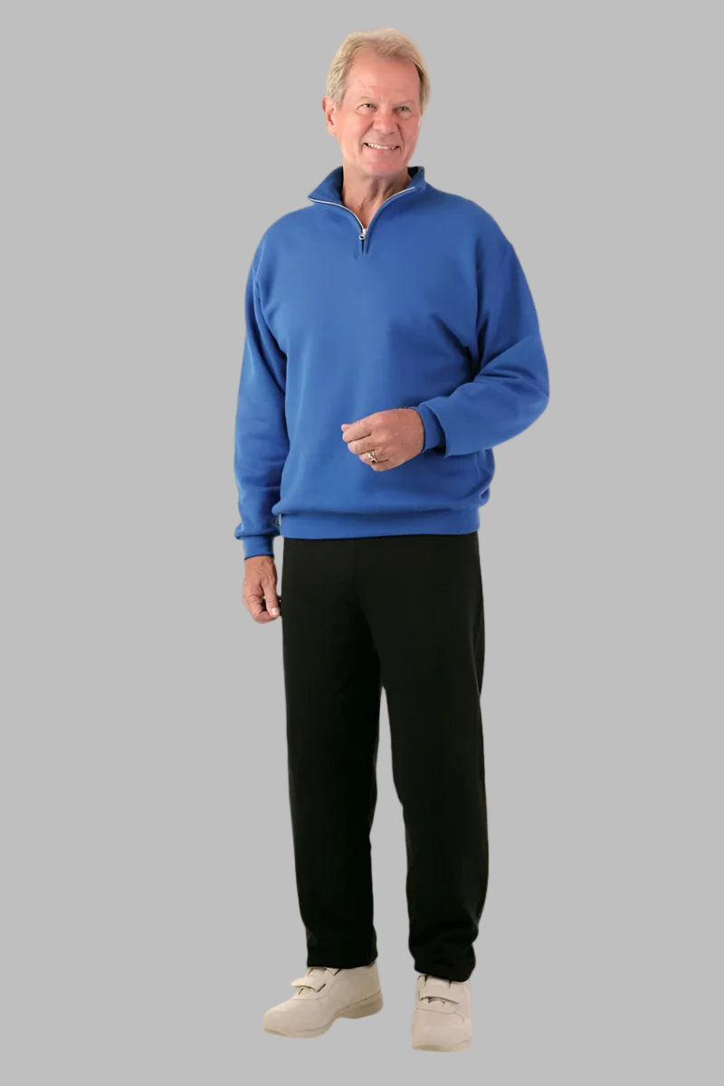 Men's Quarter Zip Sweat Set by Buck & Buck, and available only in a one-size option. This bundles item is part of our outfit sets collection.