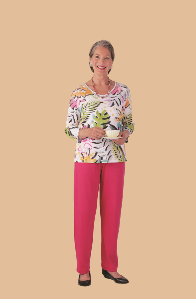 Women's Block Print Knit Set by Buck & Buck, and available only in a one-size option. This bundles item is part of our outfit sets collection.