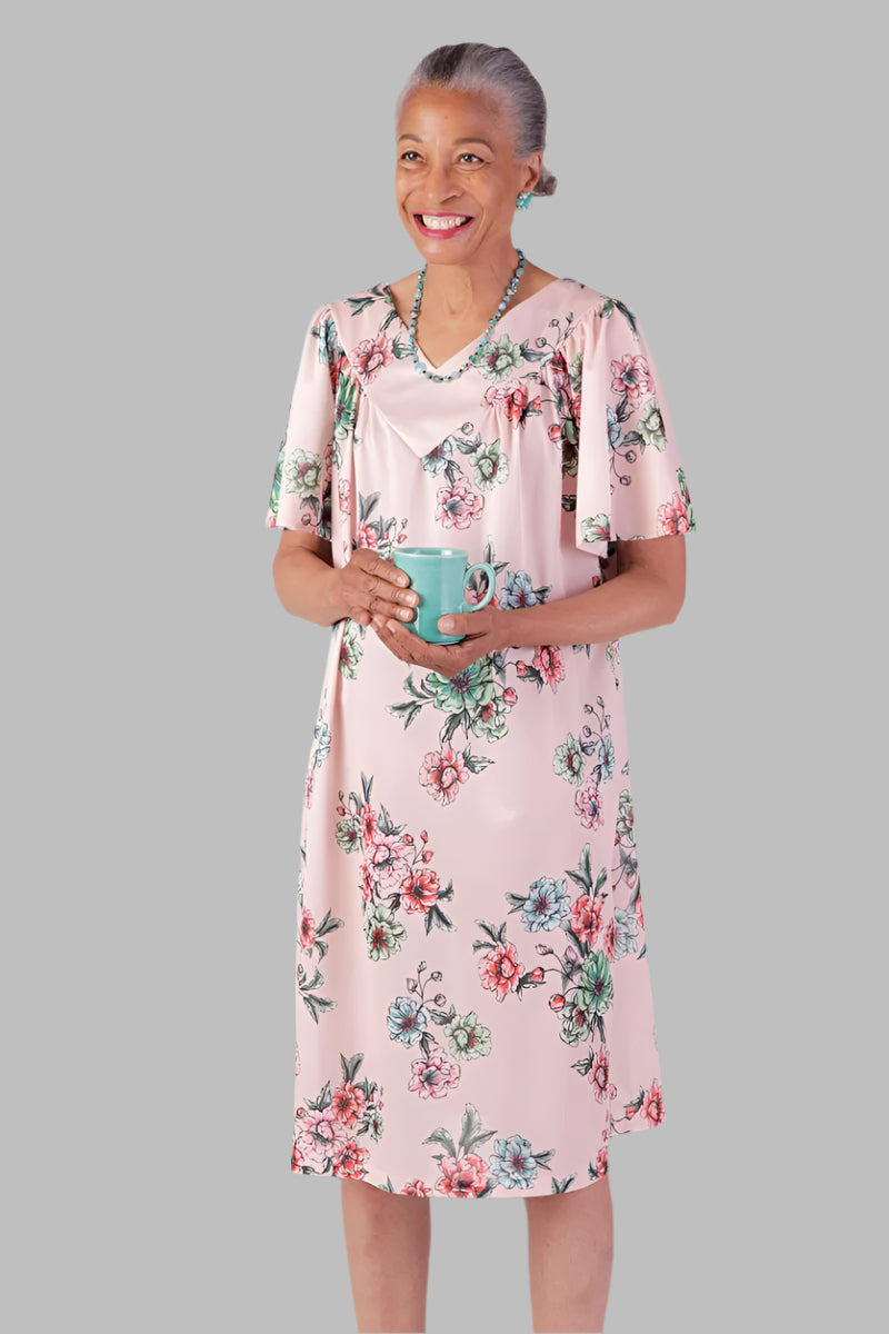 Short Polyester Nightgown for women by Buck & Buck in Pink, and available in different sizes. This sleepwear item is part of our nightgowns collection.