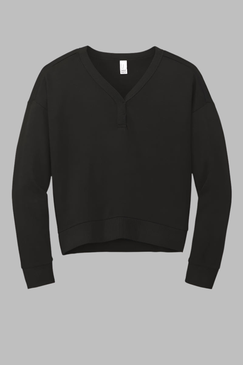 V-Neck Sweatshirt for women by Buck & Buck in Black, and available in different sizes. This tops item is part of our sweatshirts collection.