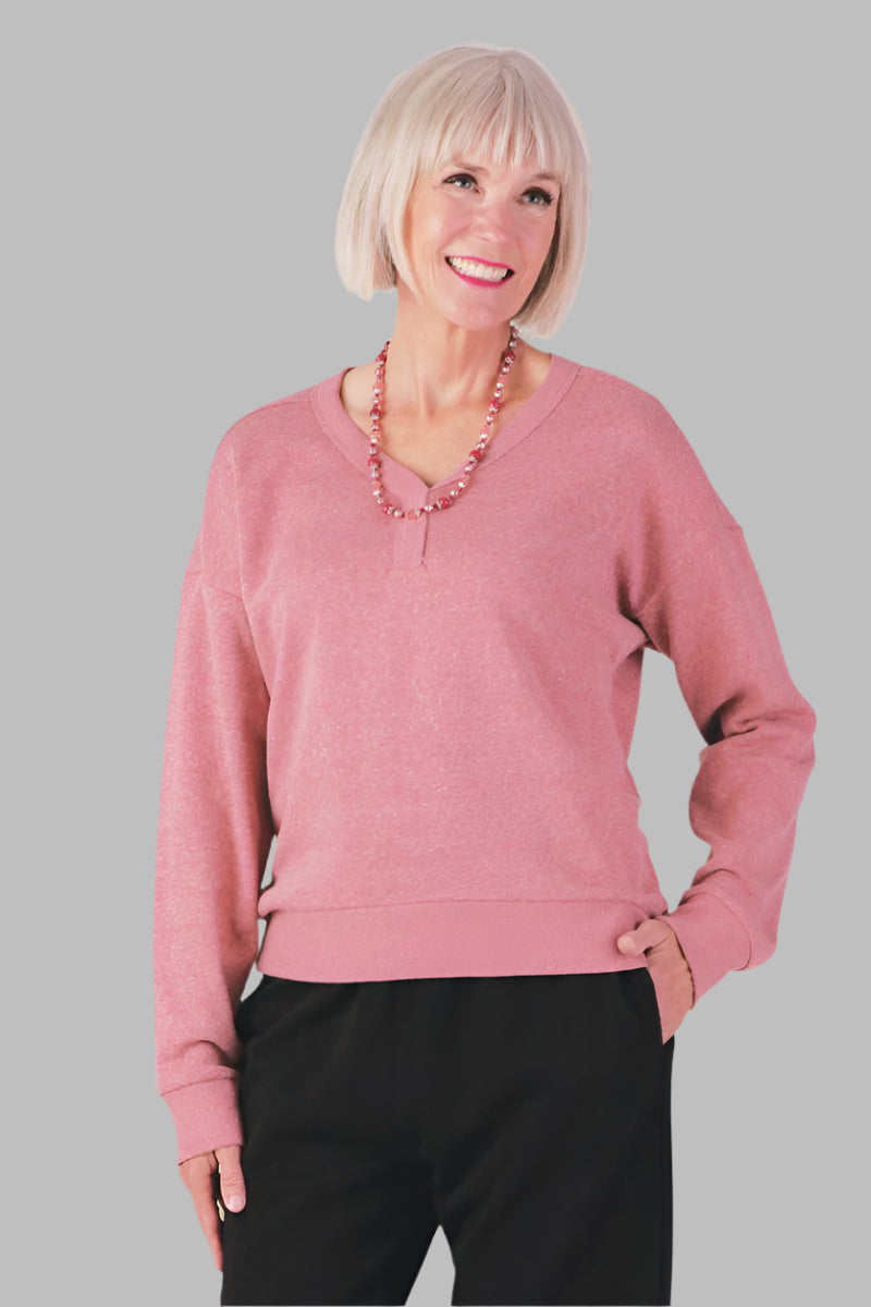 V-Neck Sweatshirt for women by Buck & Buck in Black, and available in different sizes. This tops item is part of our sweatshirts collection.