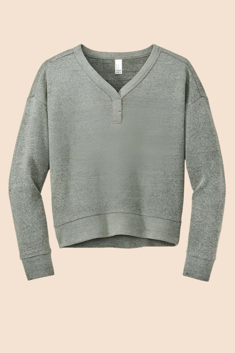V-Neck Sweatshirt for women by Buck & Buck in Green, and available in different sizes. This tops item is part of our sweatshirts collection.