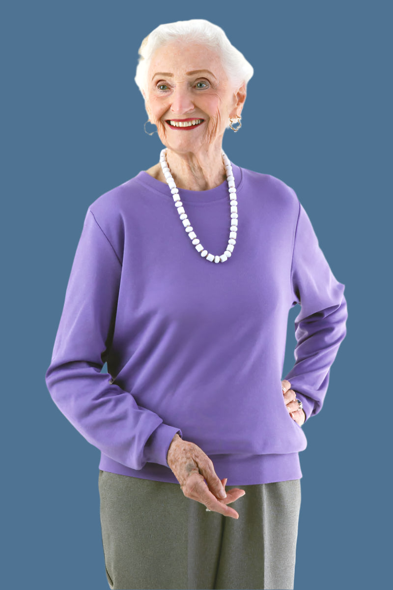 Women's Long Sleeve Banded Bottom Top by Buck & Buck, and available in different sizes. This tops item is part of our blouses collection.