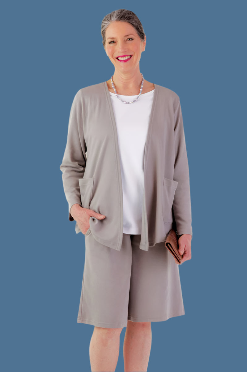 Soft Waist Culottes for women by Buck & Buck in Tan/Beige, and available in different sizes. This bottoms item is part of our pants collection.