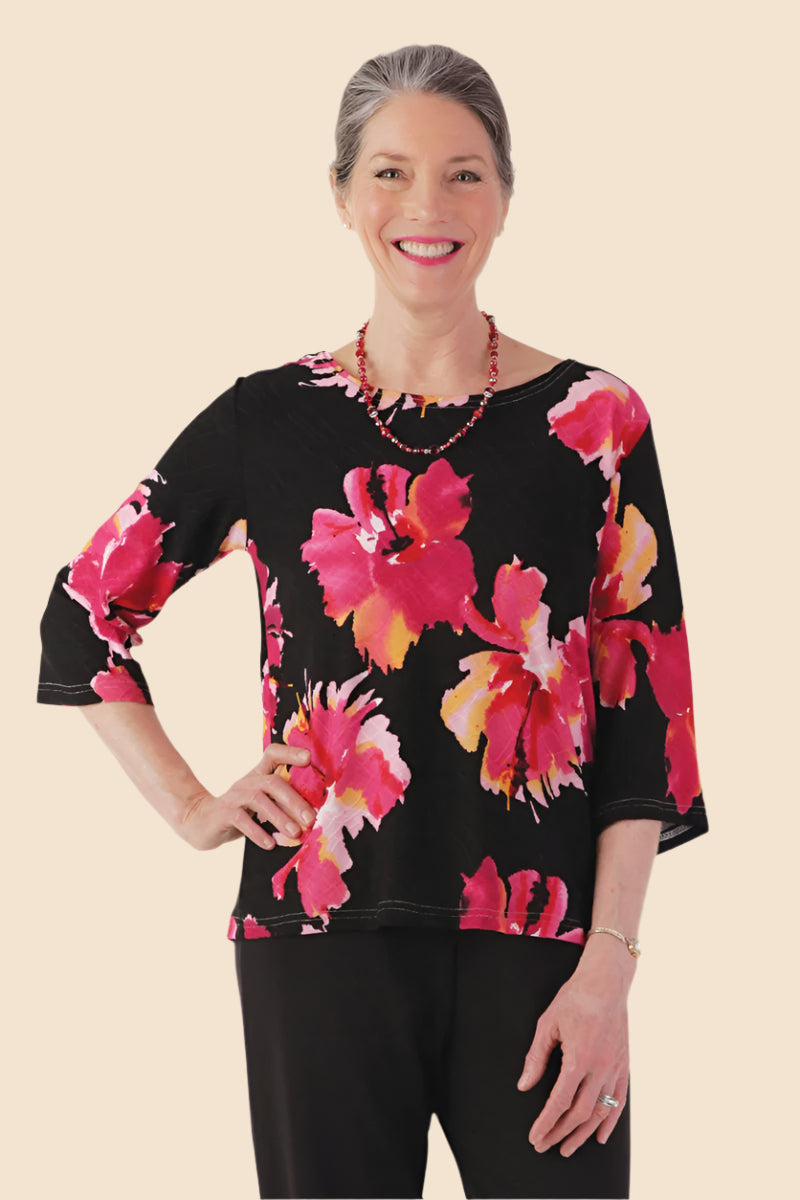 Poly Wrap Back Round Neck Blouse for women by Buck & Buck, and available in different sizes. This tops item is part of our blouses collection.