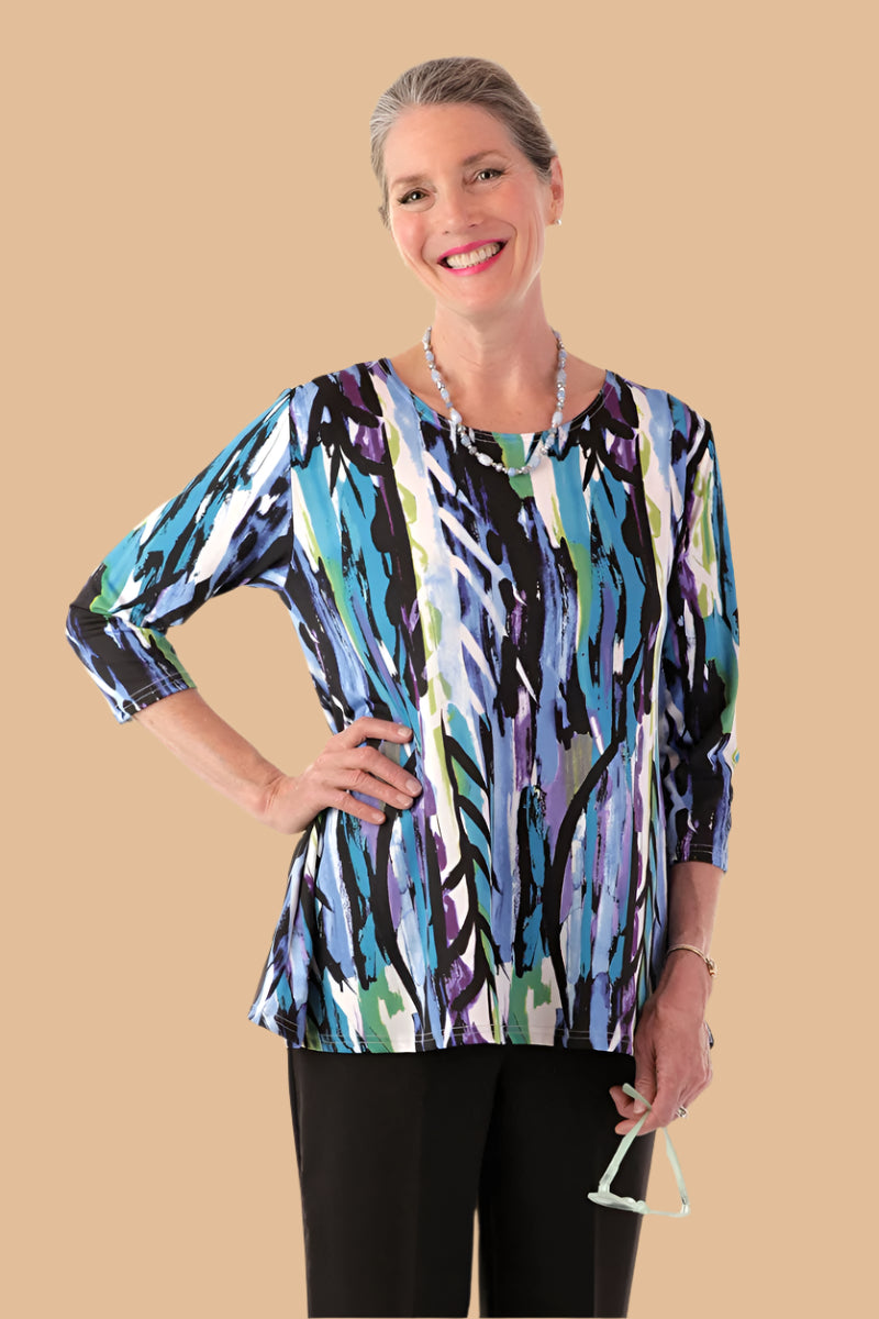 Poly Flared Tunic for women by Buck & Buck, and available in different sizes. This tops item is part of our tunics collection.