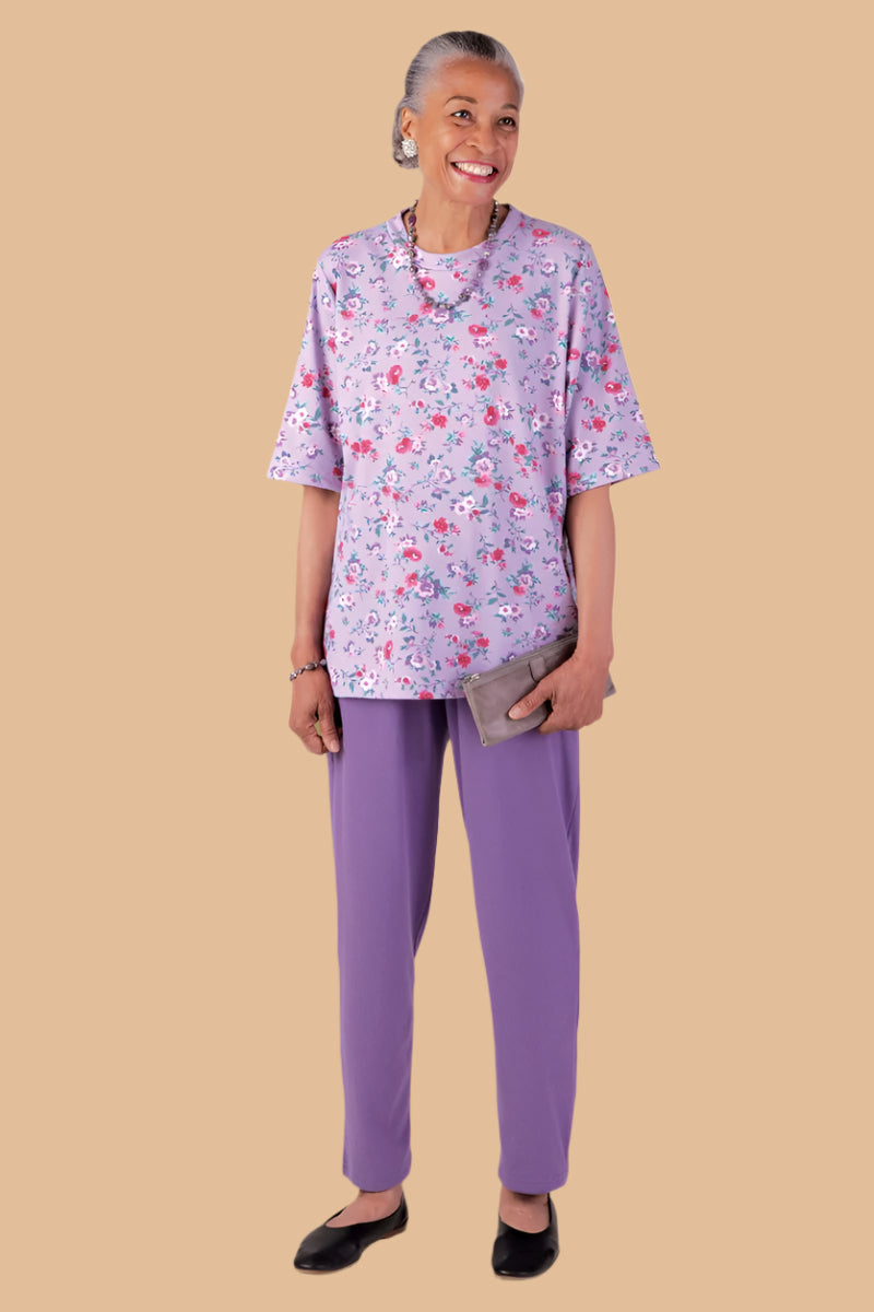 Short Sleeve Wrap Back Printed Knit Top for women by Buck & Buck, and available in different sizes. This tops item is part of our blouses collection.