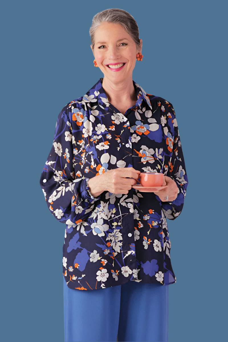 Polyester Roll Sleeve Blouse for women by Buck & Buck, and available in different sizes. This tops item is part of our blouses collection.
