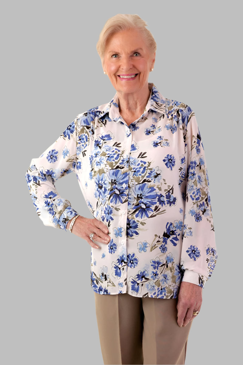 Polyester Roll Sleeve Blouse for women by Buck & Buck in Pink, and available in different sizes. This tops item is part of our blouses collection.