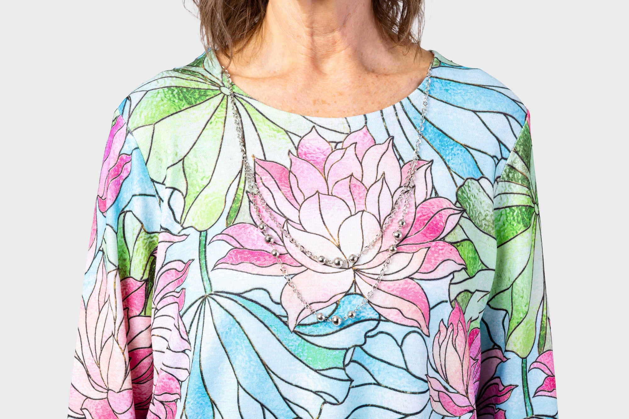 Women’s Detail Easy Fit Top by Alfred Dunner in Pink, and available in different sizes. This top item is part of our blouses collection.