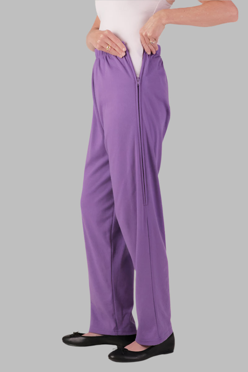 Women's Side-Zip Knit Pants by Buck & Buck, and available in different sizes. This bottoms item is part of our pants collection.