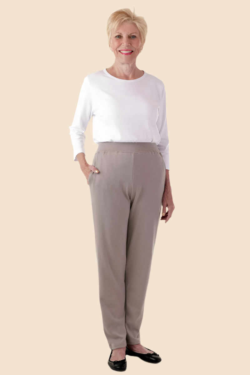 Soft Waist Knit Pants for women by Buck & Buck, and available in different sizes. This bottoms item is part of our trousers collection.