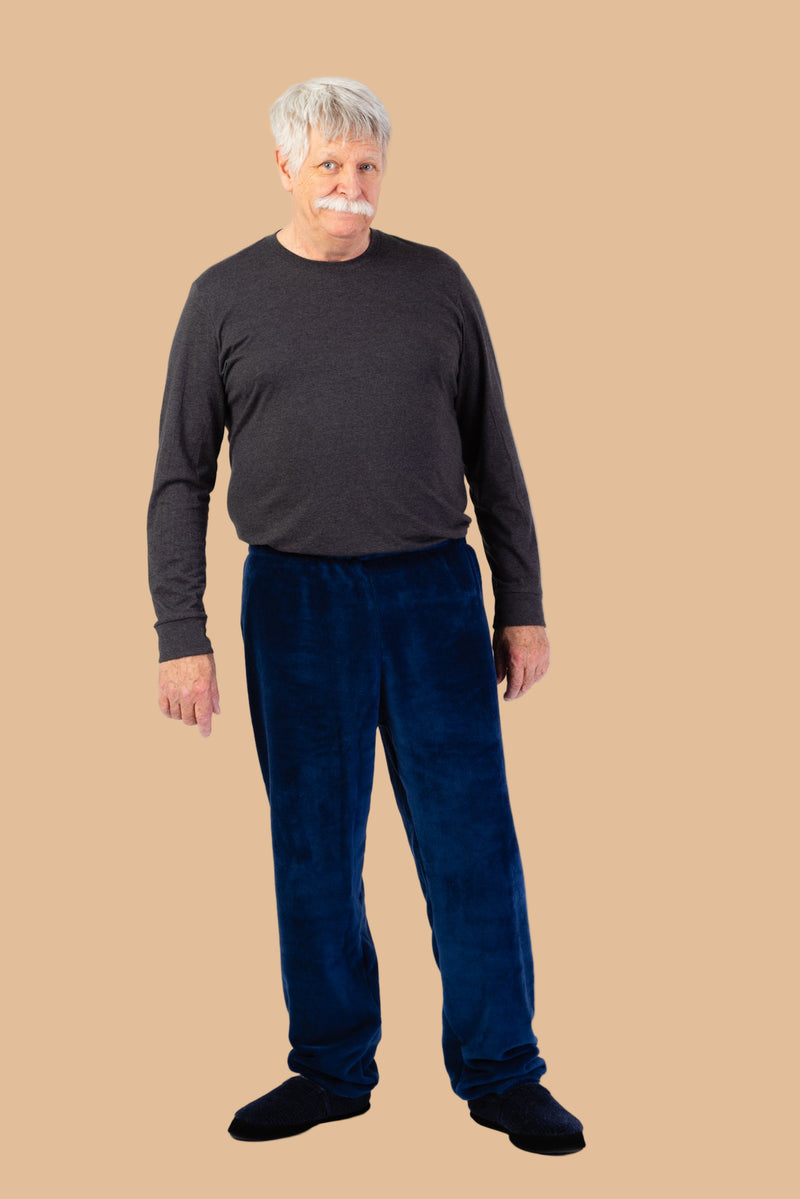 Men's So-Soft Pull-On Pants by Buck & Buck, and available in different sizes. This bottoms item is part of our loungewear bottoms collection.