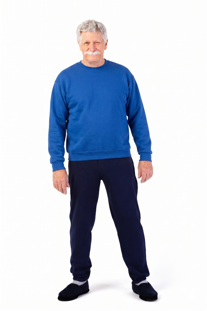 Men's Basic Sweat Top by Jerzees in royal, and available in different sizes. This tops item is part of our sweatshirts collection.