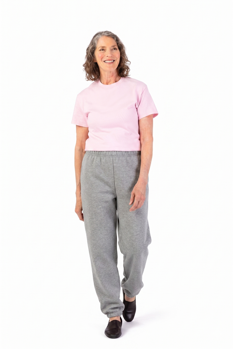 Women's Basic Sweatpants by Jerzees in gray, and available in different sizes. This bottoms item is part of our sweatpants collection.