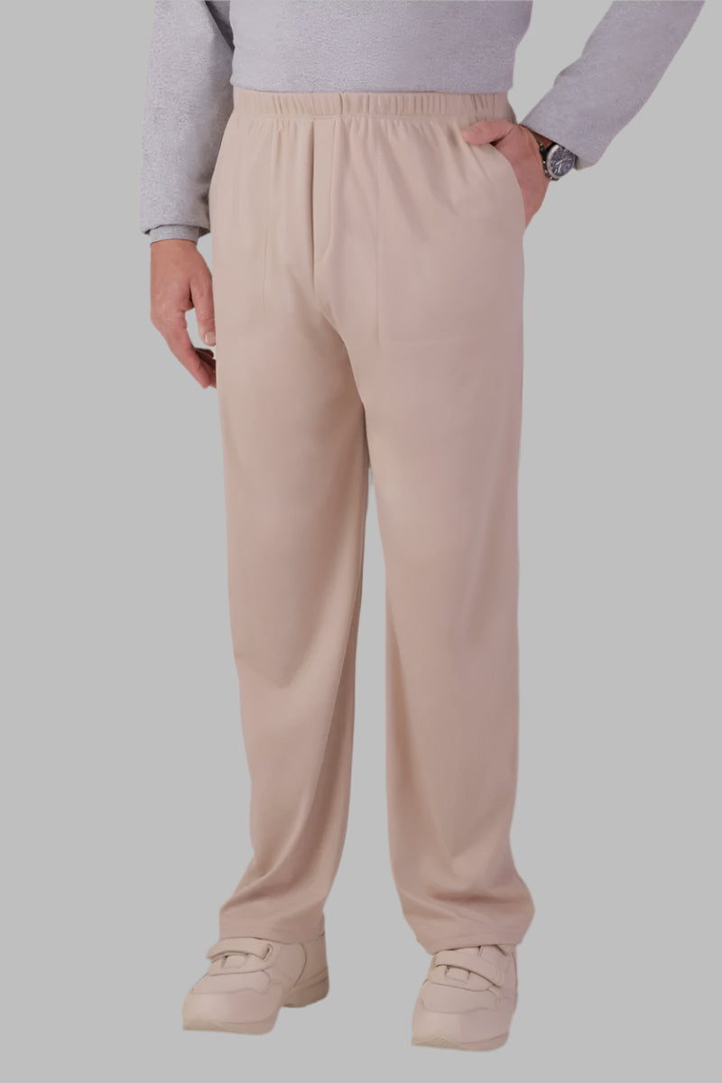 Men's Light Weight Knit Pants by Buck & Buck in Gray, and available in different sizes. This bottoms item is part of our joggers collection.