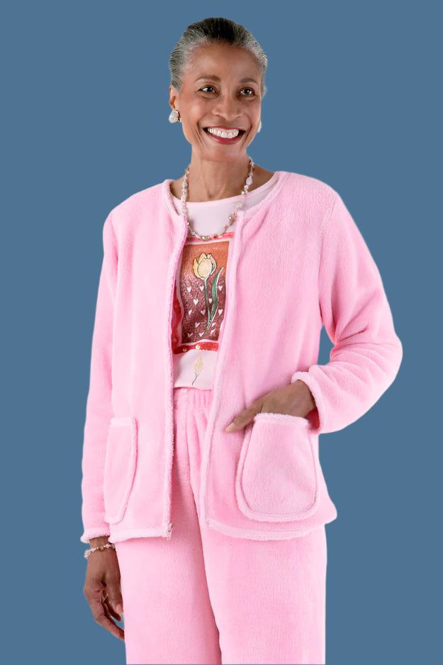 So-Soft Cardigan for women by Buck & Buck in Pink, and available in different sizes. This tops item is part of our cardigans collection.