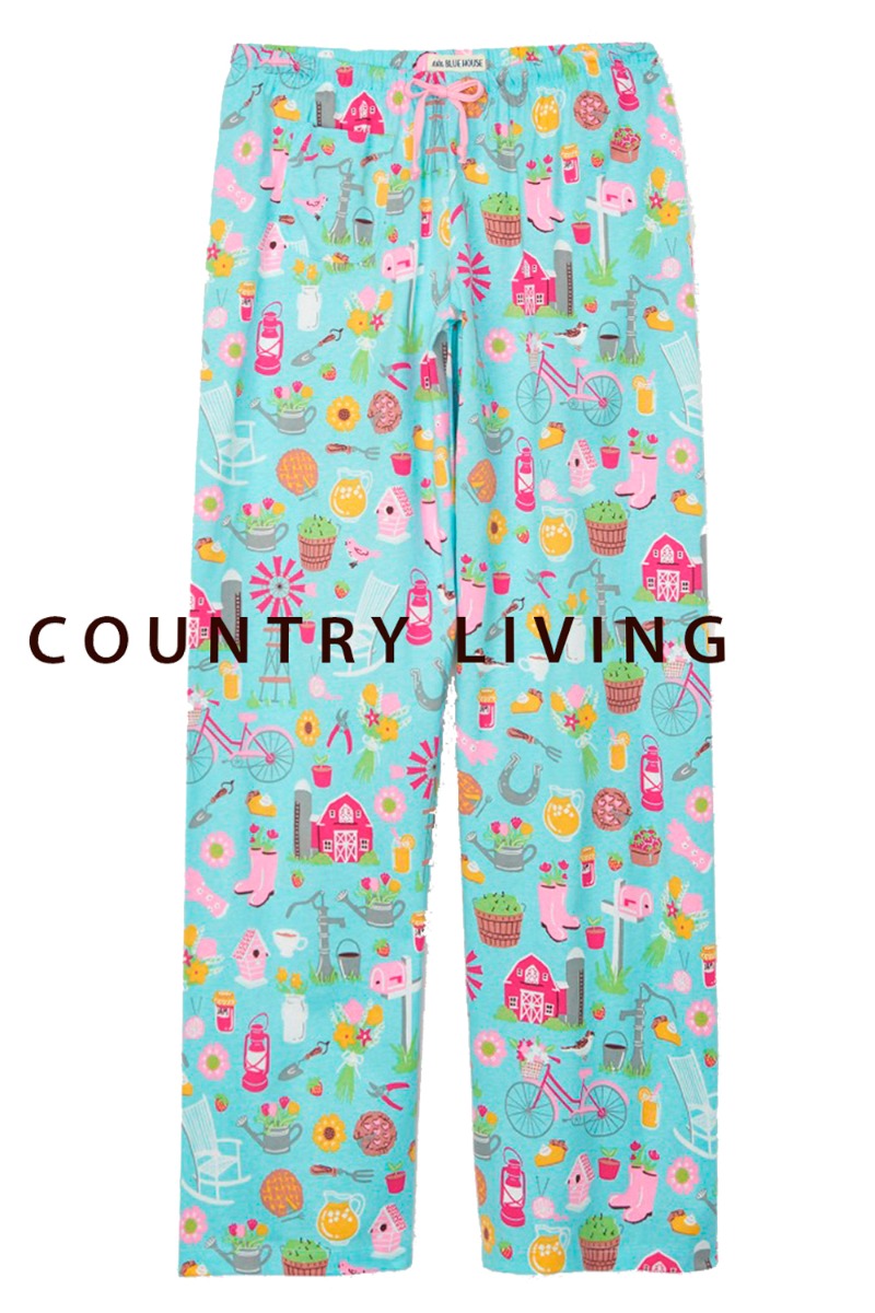 Women's Jersey Knit PJ Pants by Buck & Buck in Turquoise, and available in different sizes. This sleepwear item is part of our pajamas collection.