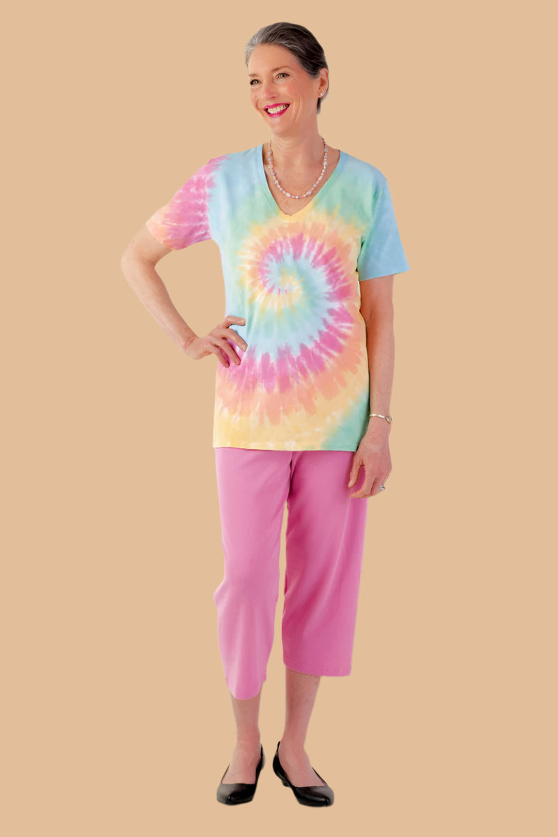 Tie-Dye T-Shirt for women by Buck & Buck, and available in different sizes. This tops item is part of our t-shirts collection.