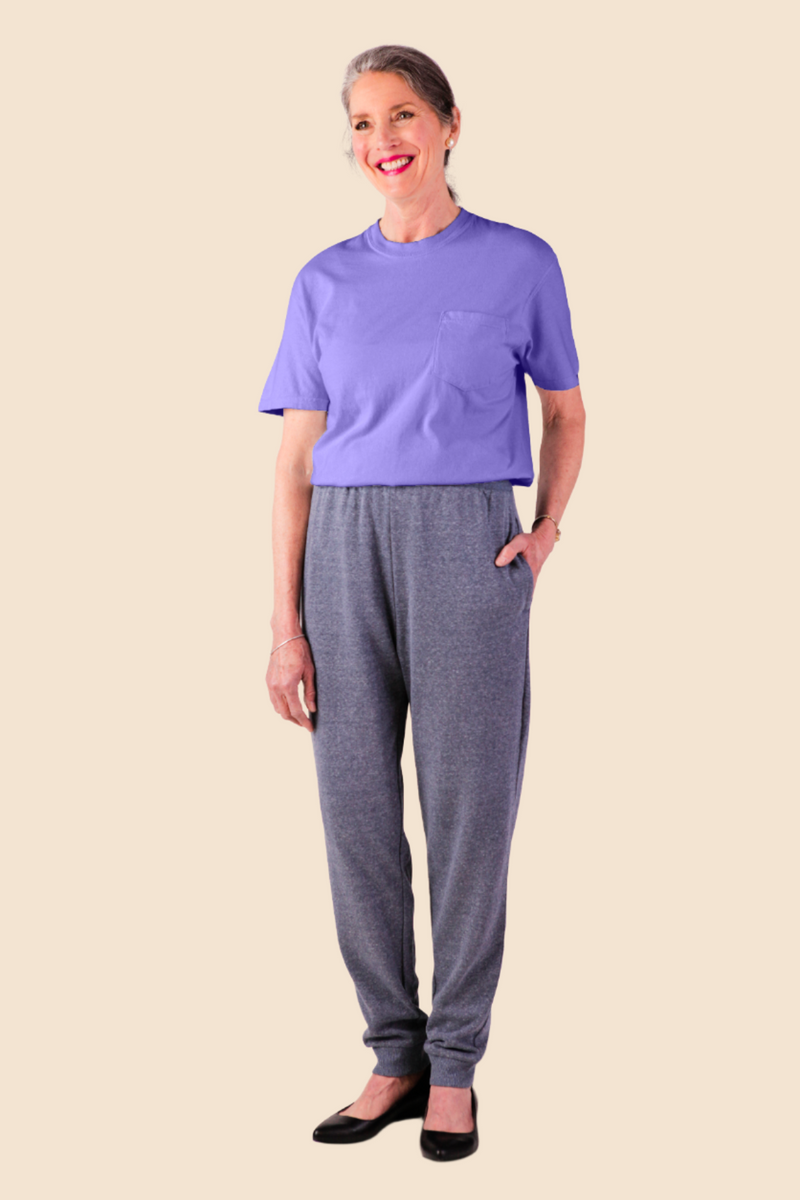 Women's Soft Touch T-Shirt by Buck & Buck in Lilac, and available in different sizes. This tops item is part of our t-shirts collection.