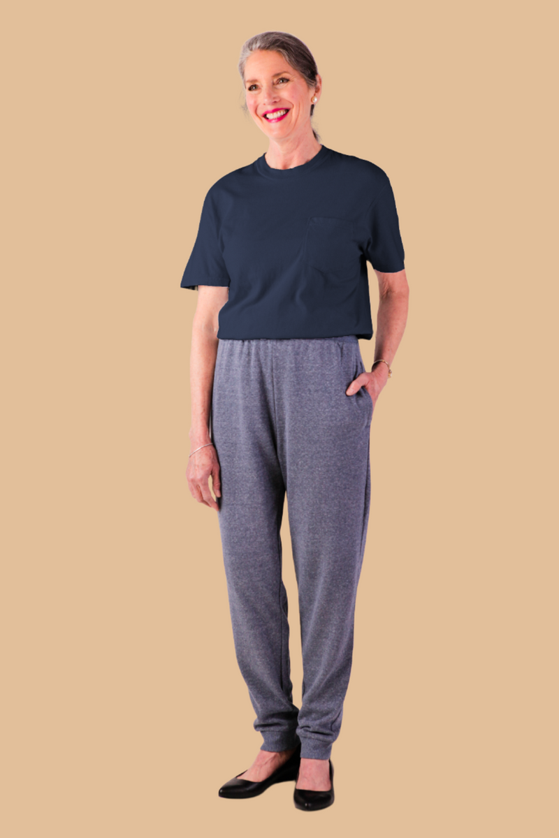 Women's Soft Touch T-Shirt by Buck & Buck in Navy, and available in different sizes. This tops item is part of our t-shirts collection.