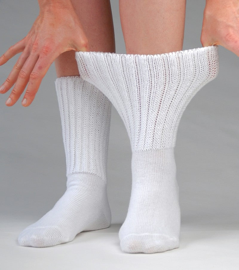 Unisex Super Stretch Socks by Buck & Buck in White Size Men’s Shoe Women’s Shoe S 5 – 8 6 – 9, and available in different sizes. This socks & hosiery item is part of our socks collection.