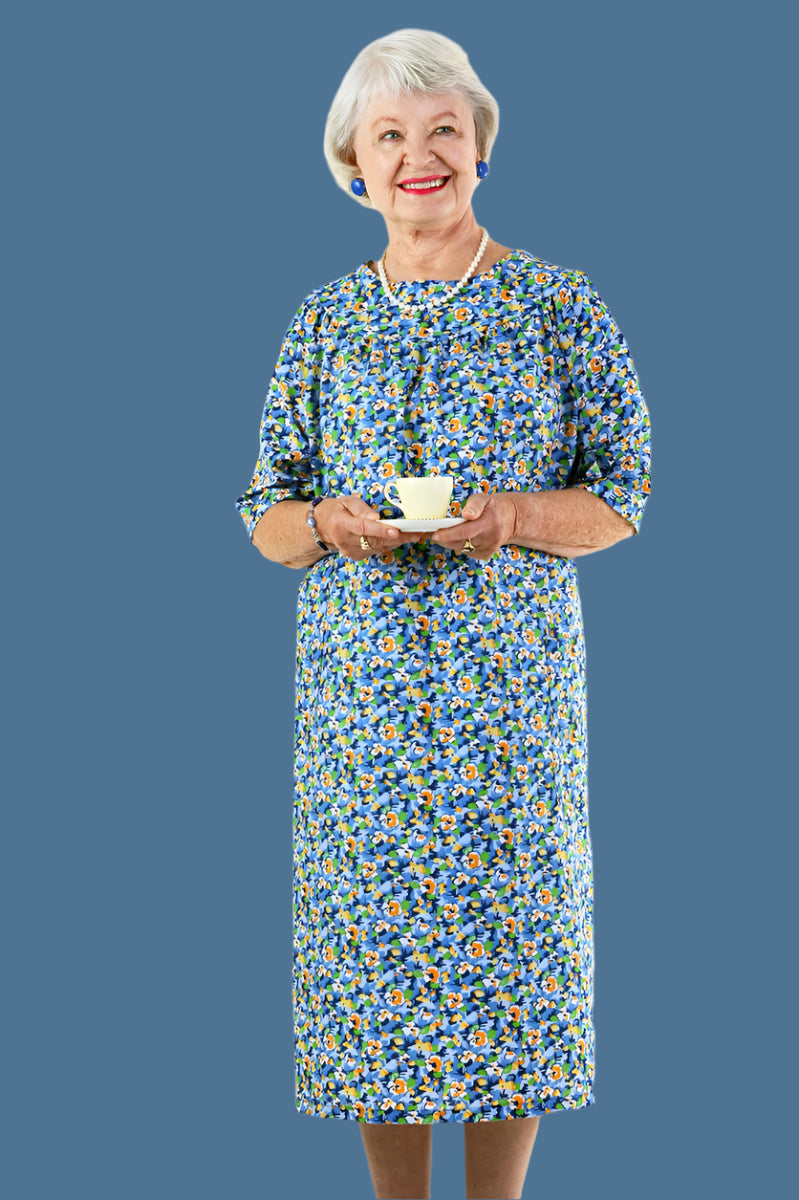 Cut-Away Round Neck Snap Back Muu Muu for women by Buck & Buck, and available in different sizes. This dresses & skirts item is part of our dresses collection.