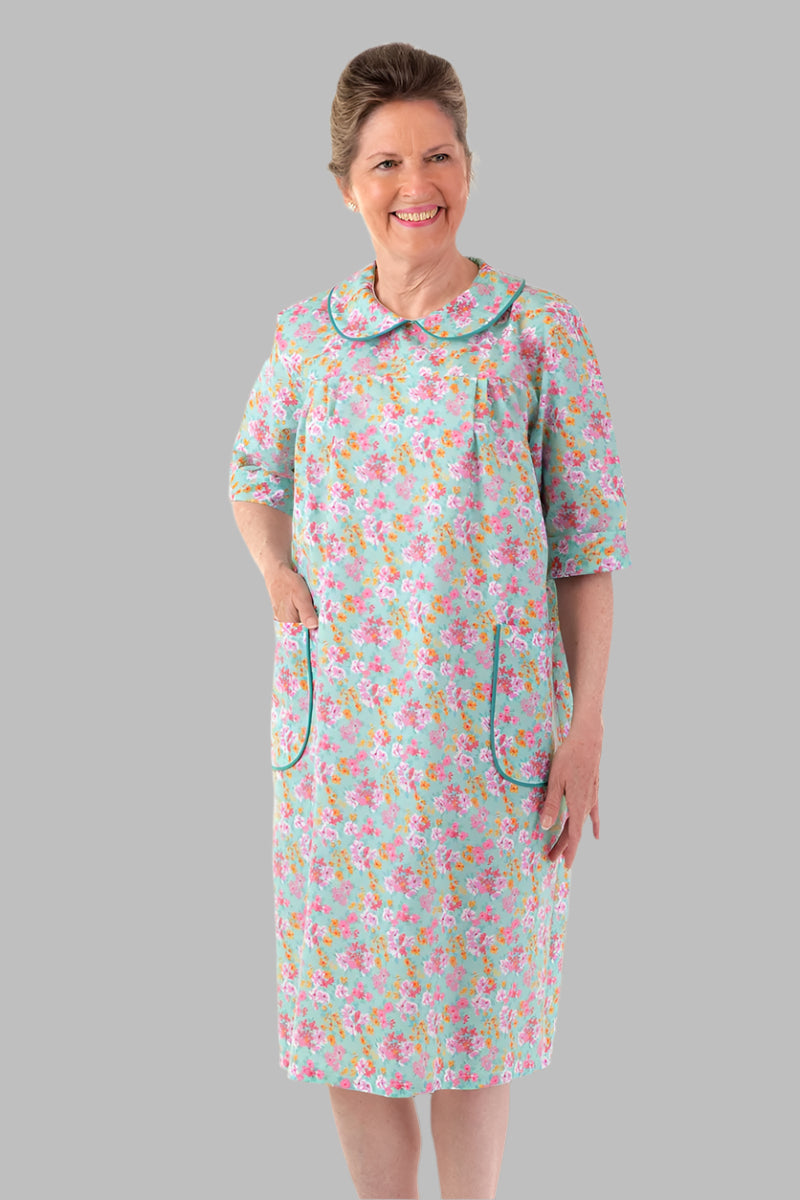 Cut-Away Snap Back Duster for women by Buck & Buck in Green, and available in different sizes. This sleepwear item is part of our nightgowns collection.