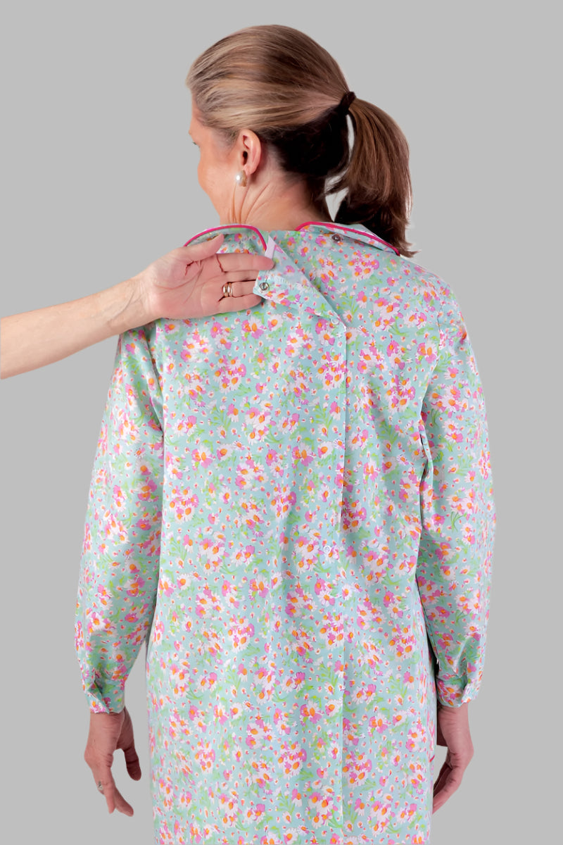 Long Sleeve Wrap Back Duster for women by Buck & Buck, and available in different sizes. This sleepwear item is part of our nightgowns collection.