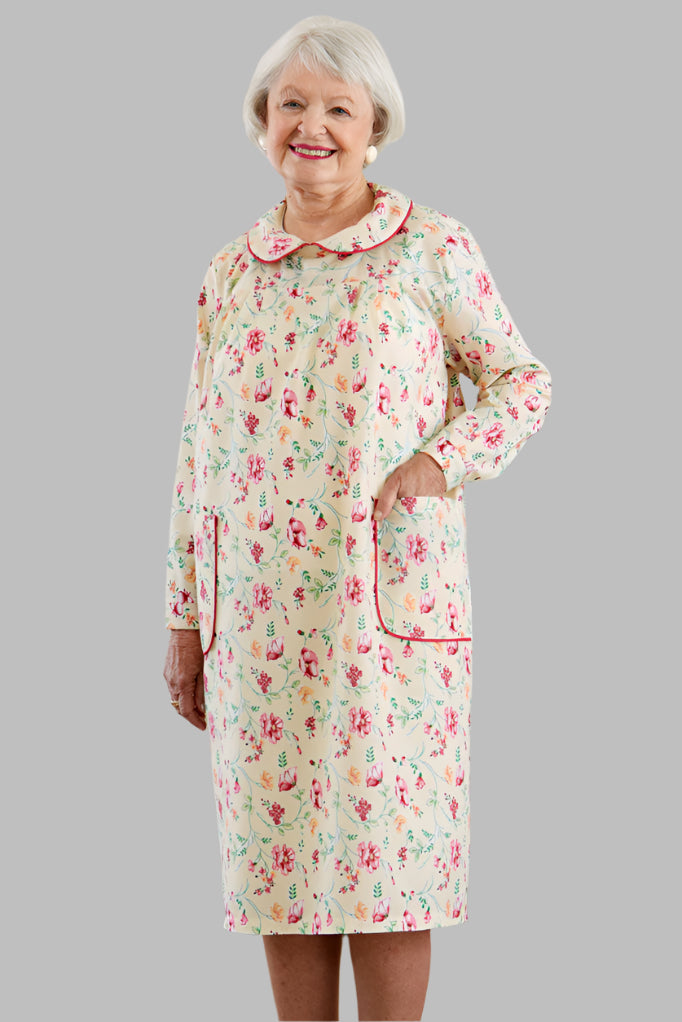 Long Sleeve Wrap Back Duster for women by Buck & Buck in Pink, and available in different sizes. This sleepwear item is part of our nightgowns collection.