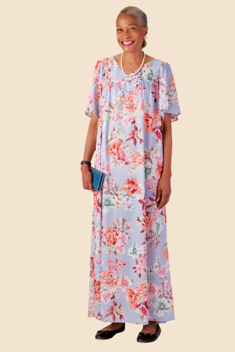 Long Wrap Back Muu Muu for women by Buck & Buck in Beige, and available in different sizes. This dresses & skirts item is part of our dresses collection.