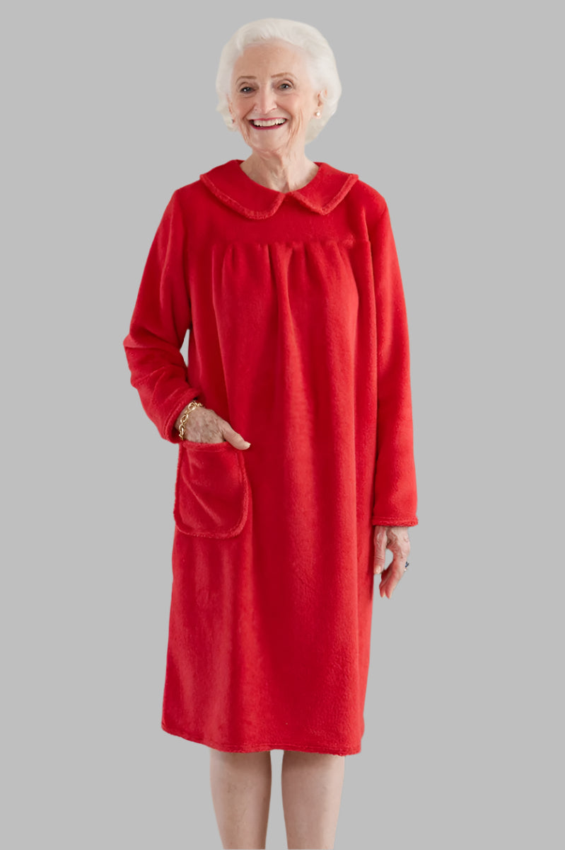 So-Soft Snap Back Dress for women by Buck & Buck in Red, and available in different sizes. This dresses & skirts item is part of our nightgowns collection.