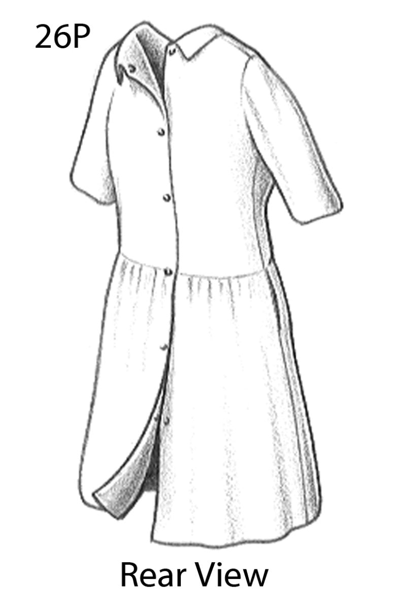 3/4 Sleeve Drop Waist Snap Back Duster for women by Buck & Buck in Pink, and available in different sizes. This sleepwear item is part of our nightgowns collection.