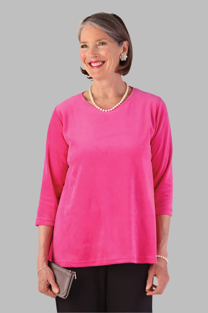 Velour Flare Tunic Top for women by Buck & Buck, and available in different sizes. This tops item is part of our blouses collection.