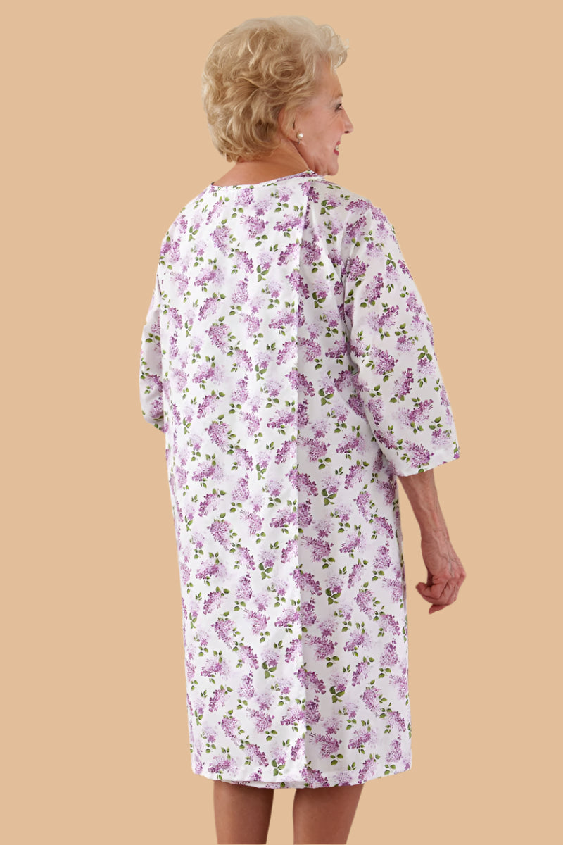 Cotton/Poly Open Back Nightgown for women by Buck & Buck in Pink Gingham, and available in different sizes. This sleepwear item is part of our nightgowns collection.