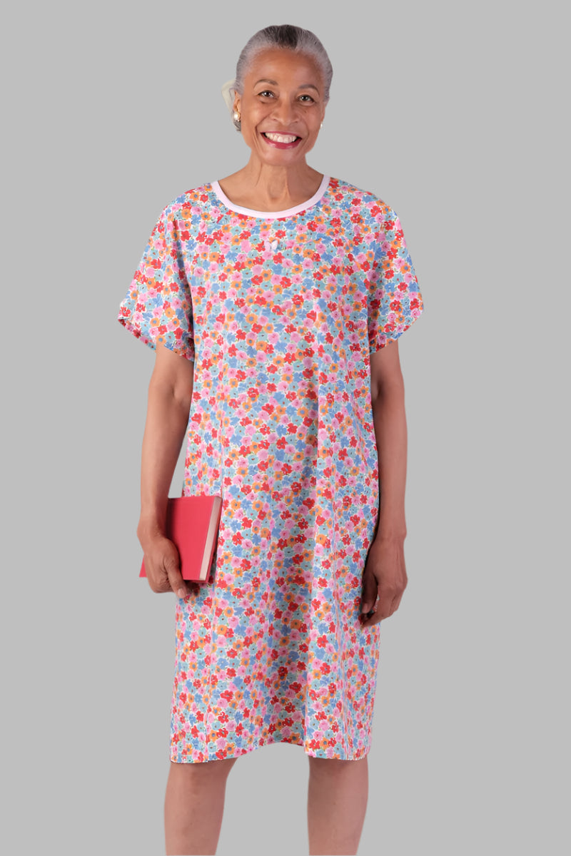 Budget Cotton/Poly Open Back Nightgown for women by Buck & Buck in Pink, and available in different sizes. This sleepwear item is part of our nightgowns collection.