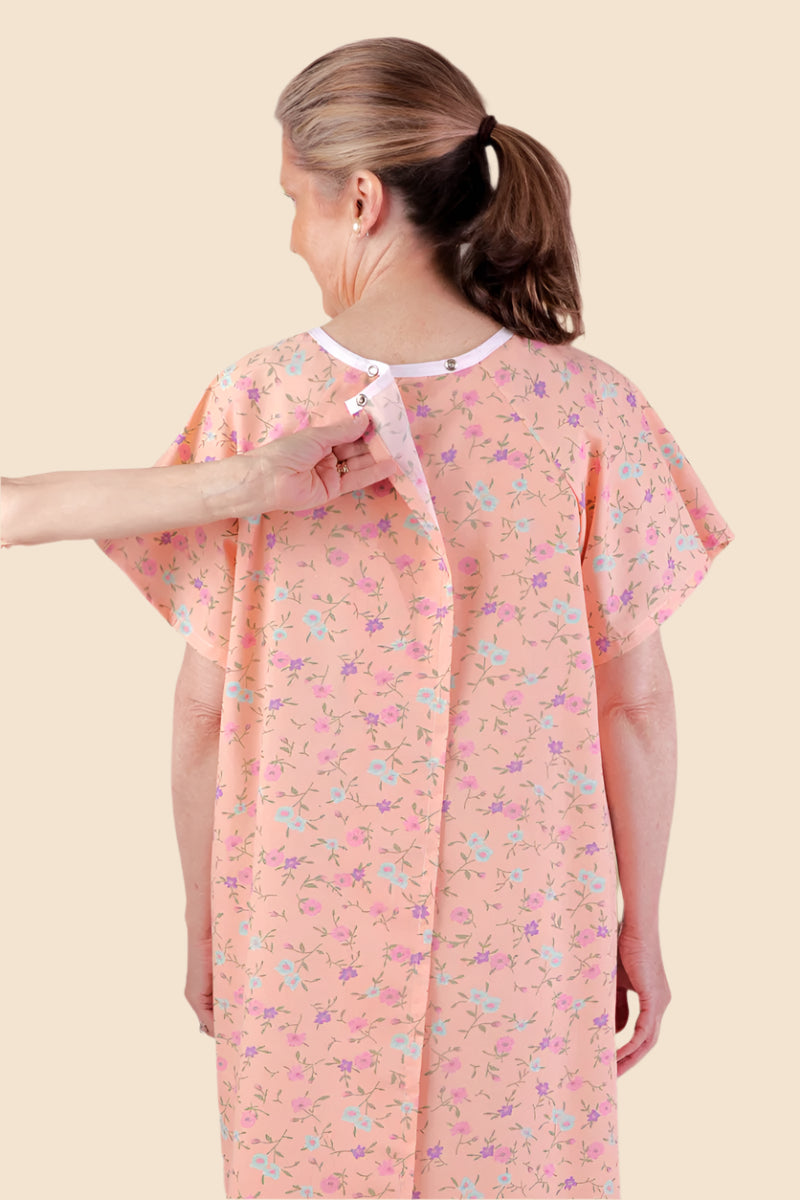 Budget Cotton/Poly Open Back Nightgown for women by Buck & Buck in Pink, and available in different sizes. This sleepwear item is part of our nightgowns collection.