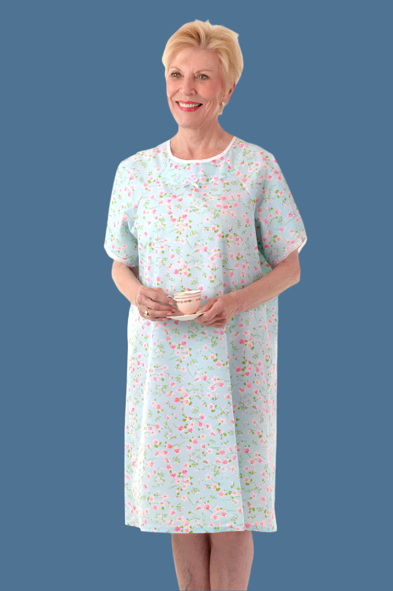 Budget Cotton/Poly Open Back Nightgown for women by Buck & Buck in Pink, and available in different sizes. This sleepwear item is part of our nightgowns collection.