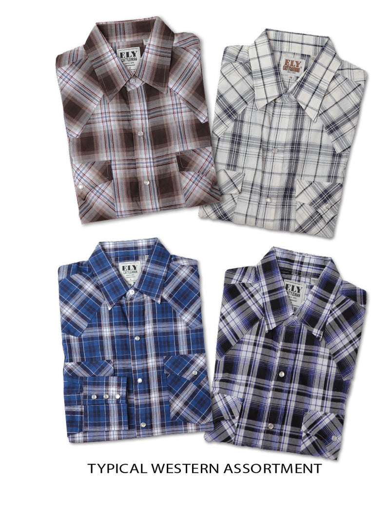 Men's Long Sleeve Western Shirt by Buck & Buck in Tan/Beige, and available in different sizes. This tops item is part of our shirts collection.