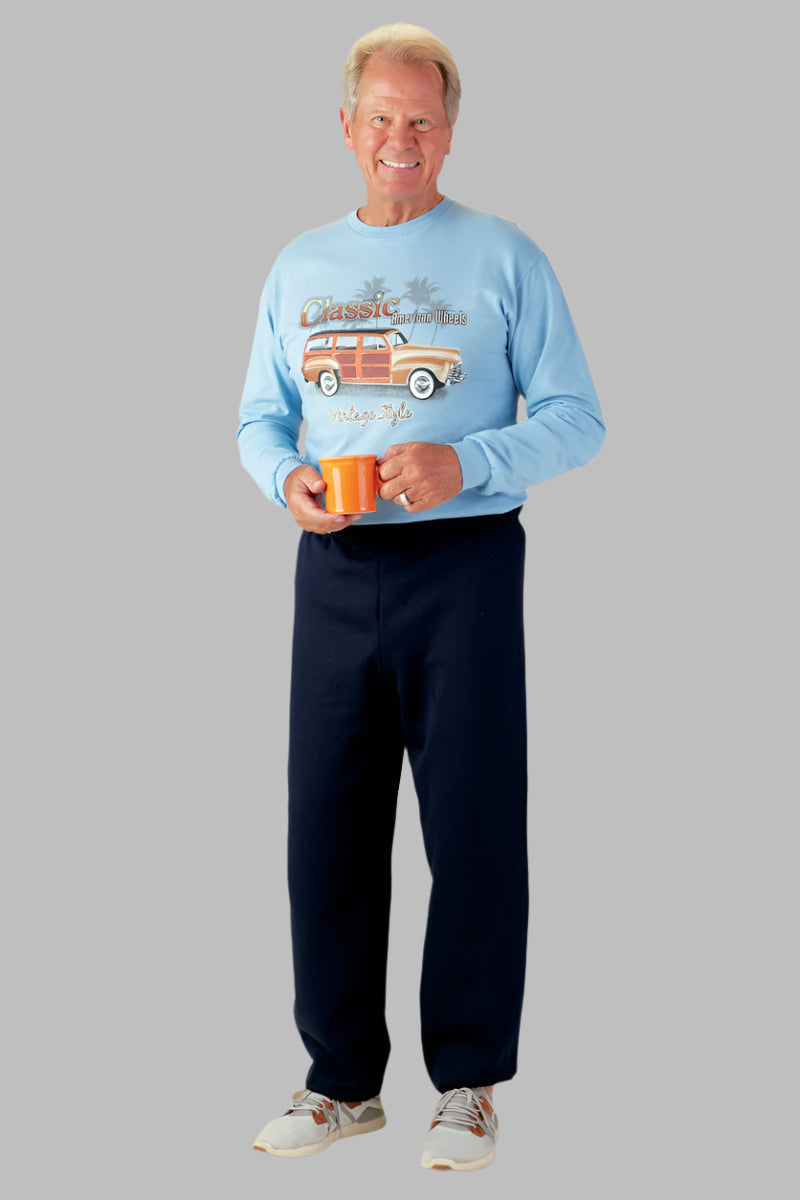 Men's Long Sleeve Printed T-Shirt by Buck & Buck, and available in different sizes. This tops item is part of our t-shirts collection.