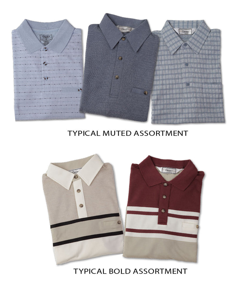 Men's Long Sleeve Banded Polo Shirt by Buck & Buck in Navy, and available in different sizes. This tops item is part of our polos collection.