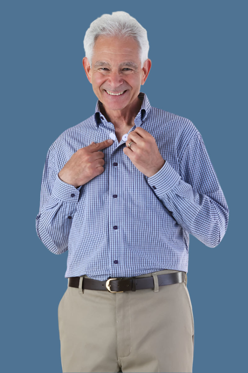 Long Sleeve Sport Shirt With VELCRO® Fasteners for men by Buck & Buck, and available in different sizes. This tops item is part of our shirts collection.