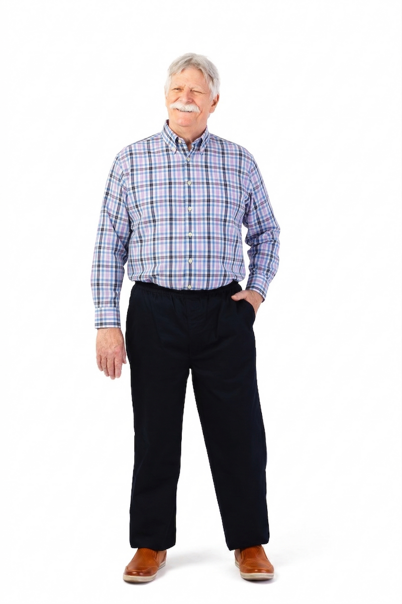 Long Sleeve Sport Shirt With VELCRO® Fasteners for men by Buck & Buck, and available in different sizes. This tops item is part of our shirts collection.