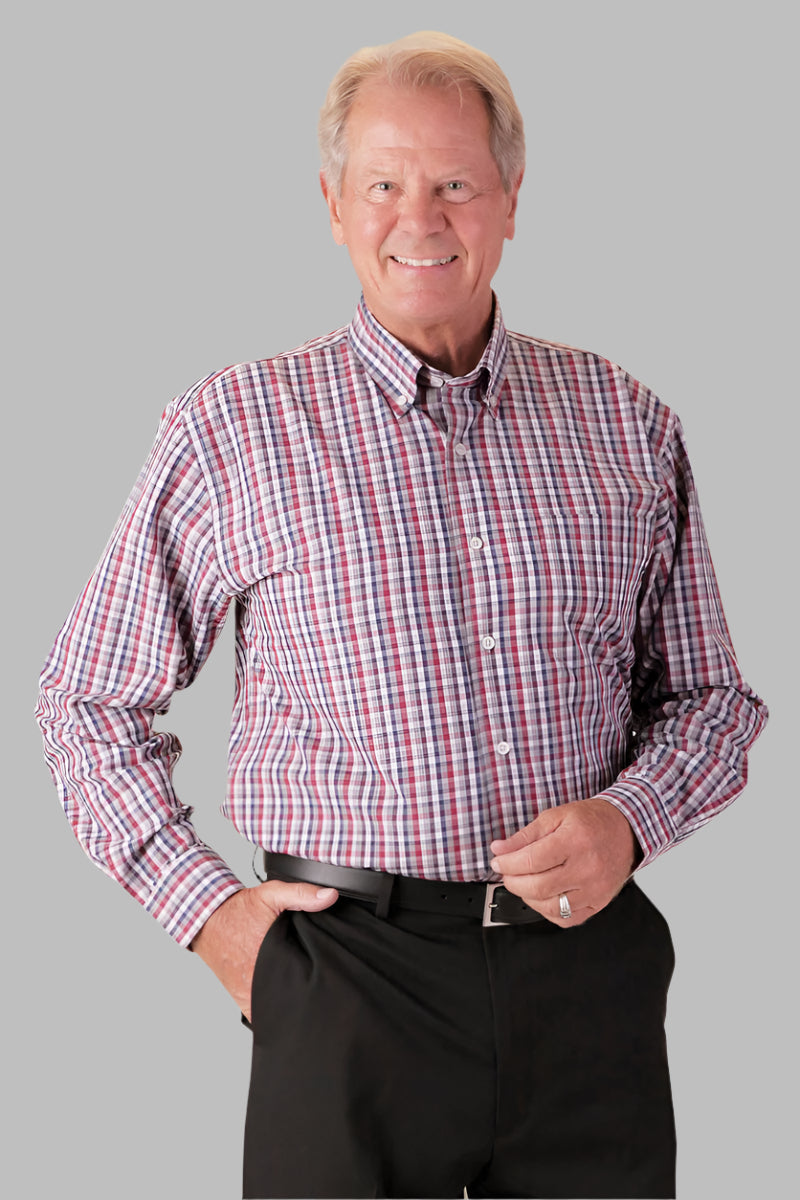 Long Sleeve Sport Shirt With VELCRO® Fasteners for men by Buck & Buck, and available in different sizes. This tops item is part of our shirts collection.