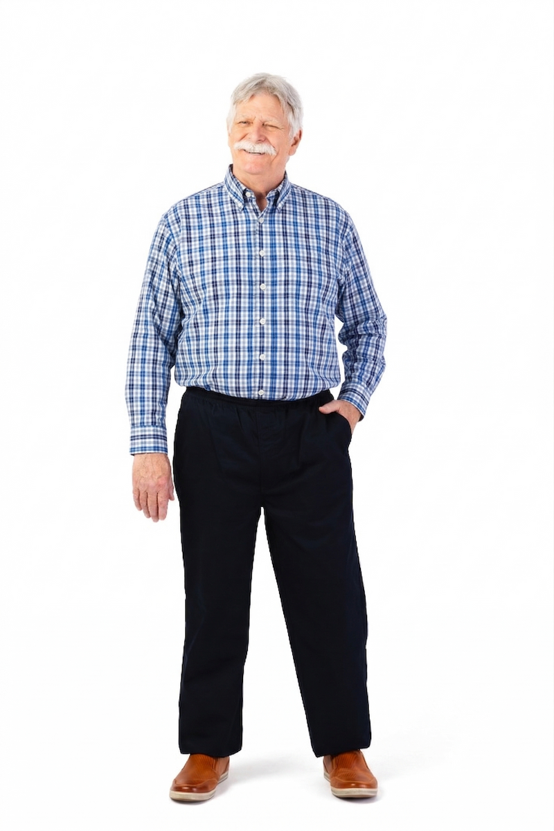 Long Sleeve Sport Shirt With VELCRO® Fasteners for men by Buck & Buck, and available in different sizes. This tops item is part of our shirts collection.