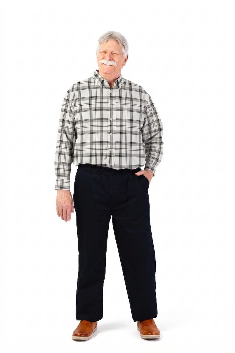 Long Sleeve Sport Shirt With VELCRO® Fasteners for men by Buck & Buck, and available in different sizes. This tops item is part of our shirts collection.