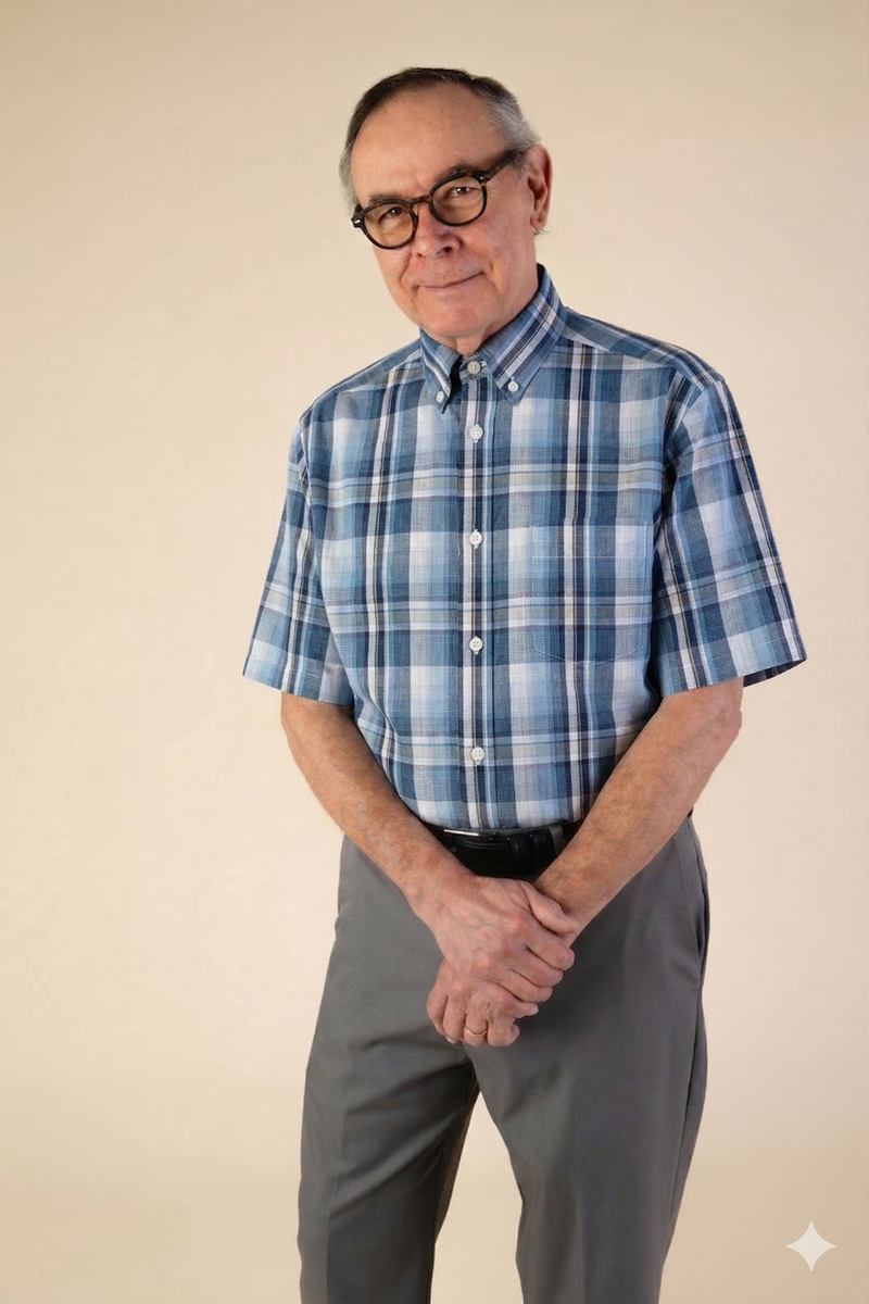 Short Sleeve Sport Shirt With VELCRO® Fasteners for men by Buck & Buck, and available in different sizes. This tops item is part of our shirts collection.