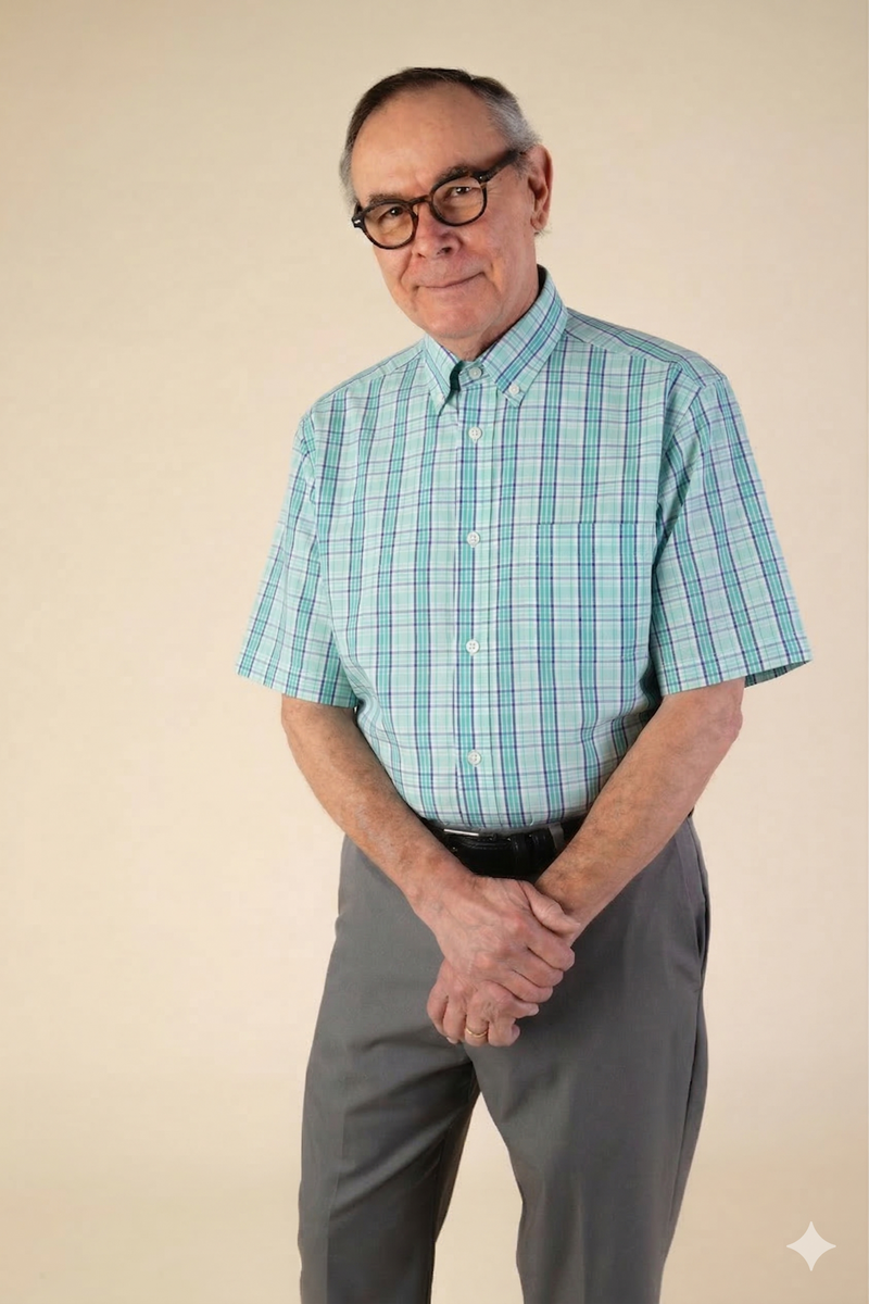 Short Sleeve Sport Shirt With VELCRO® Fasteners for men by Buck & Buck, and available in different sizes. This tops item is part of our shirts collection.